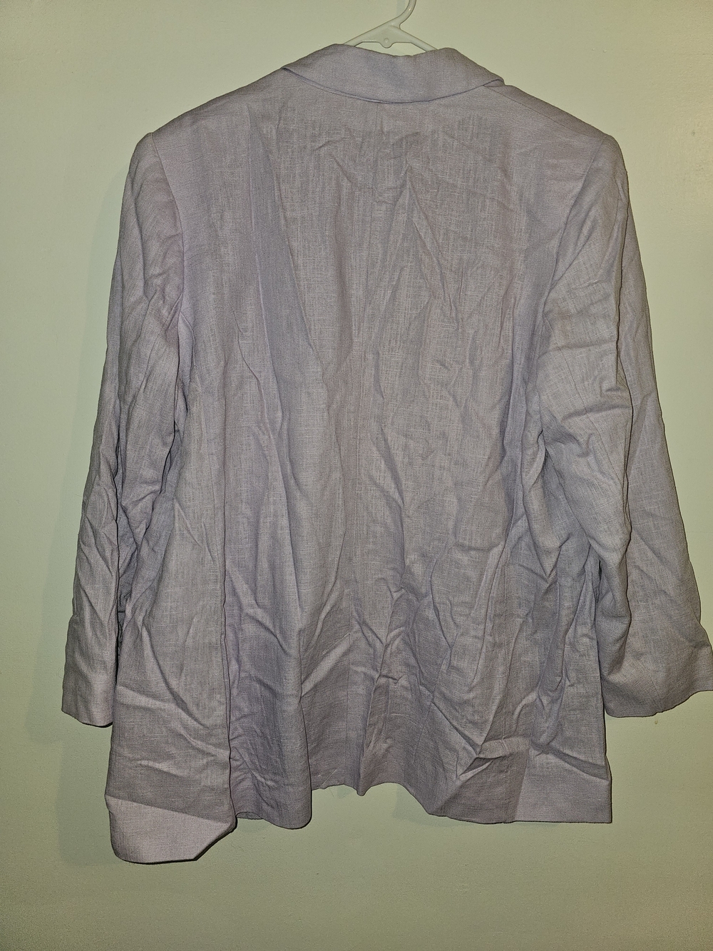Express Light Lavender Single-Button Blazer - Picture 3 of 3